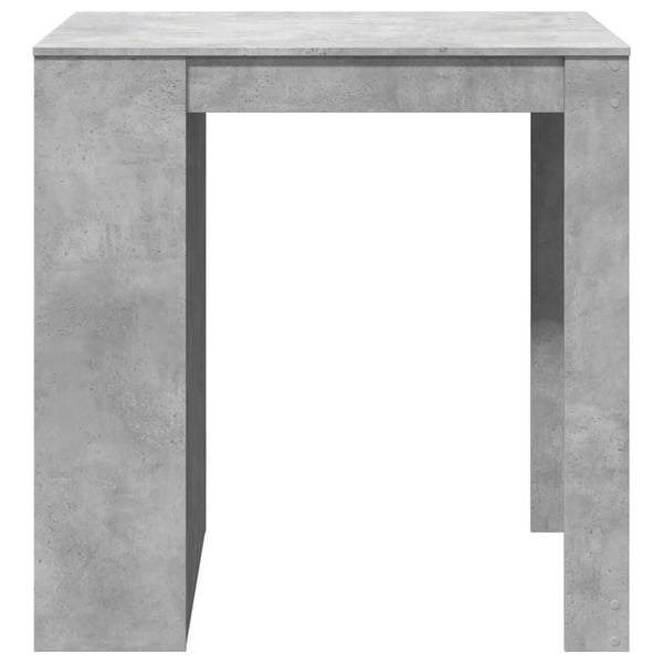 vidaXL Barbord betonggrå 102x70x103,5 cm konstruert tre