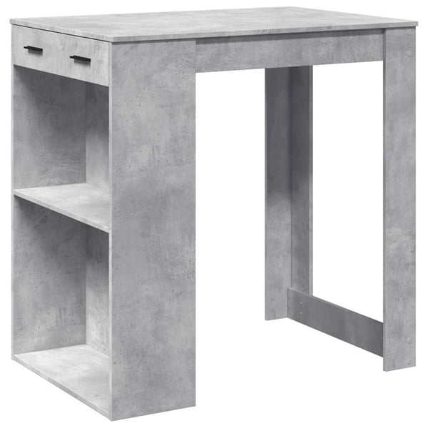 vidaXL Barbord betonggrå 102x70x103,5 cm konstruert tre