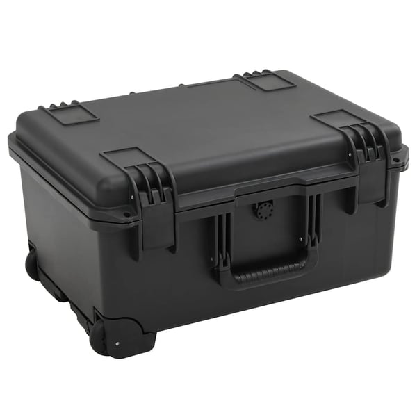 vidaXL Lentolaukku musta 54x41,5x29 cm PP