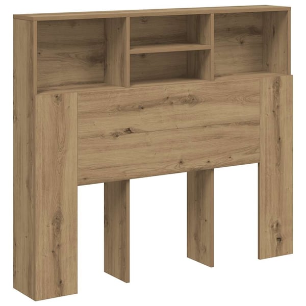 vidaXL Hodegavl med hyller artisan tre 120x19x103,5 cm konstruert tre