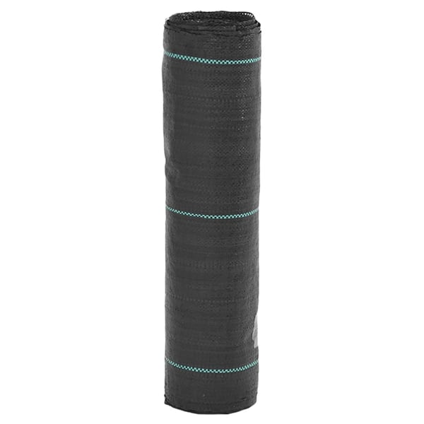 vidaXL Kontrollmatte for ugress svart 0,5x50 m PP