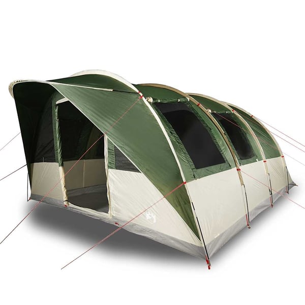 vidaXL 5-personers campingtelt vandtæt grøn