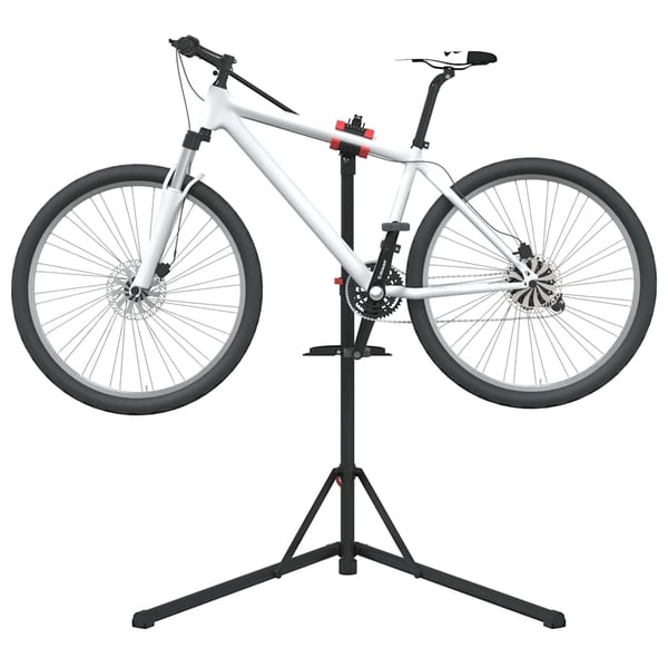 vidaXL reparationsstativ til cykler 92-152 cm foldbart stål rød