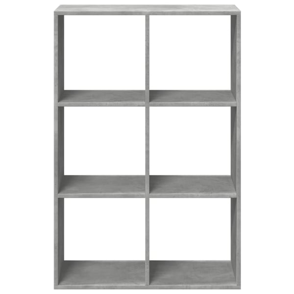 vidaXL bogreol/rumdeler 69,5x29x103,5 cm konstrueret træ betongrå