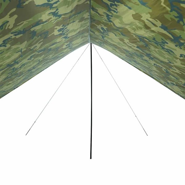 vidaXL Campingpresenning kamuflasje 462x306x211 cm vanntett