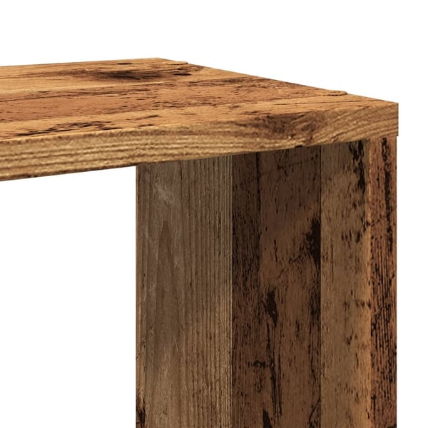 vidaXL bogreol 60x24x63 cm konstrueret træ antikt træ
