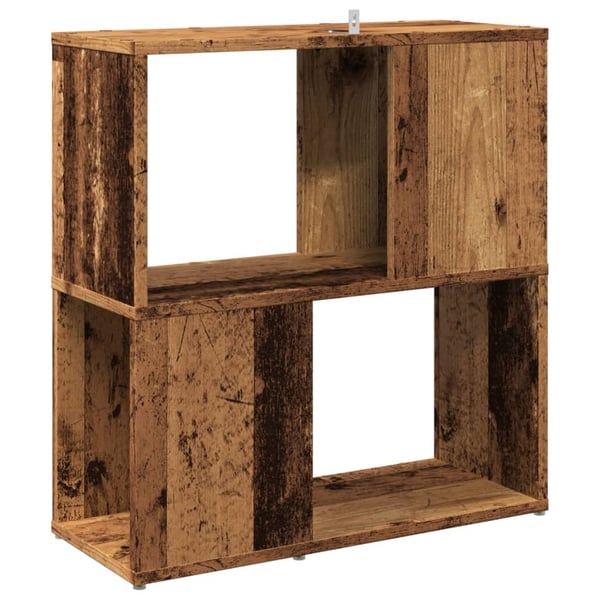 vidaXL bogreol 60x24x63 cm konstrueret træ antikt træ