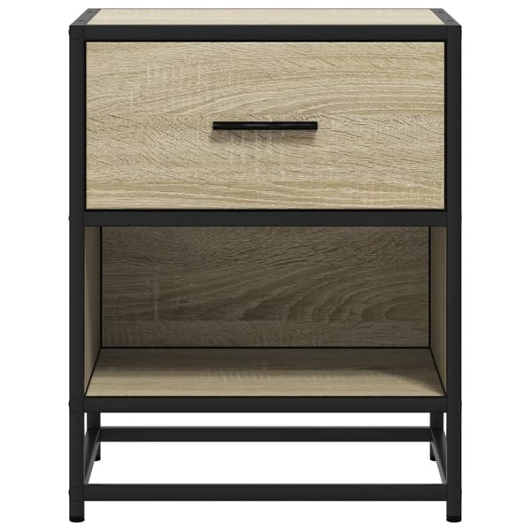 vidaXL Nattbord 2 stk sonoma eik 40x31x50 cm konstruert tre