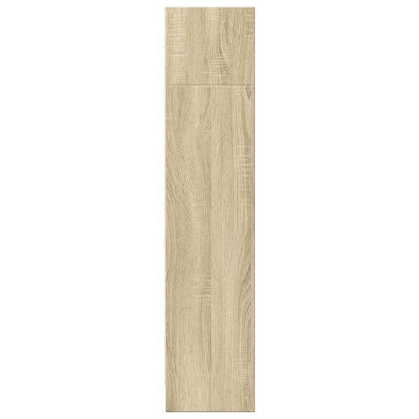 vidaXL Bokhylle sonoma eik 80x24x109 cm konstruert tre