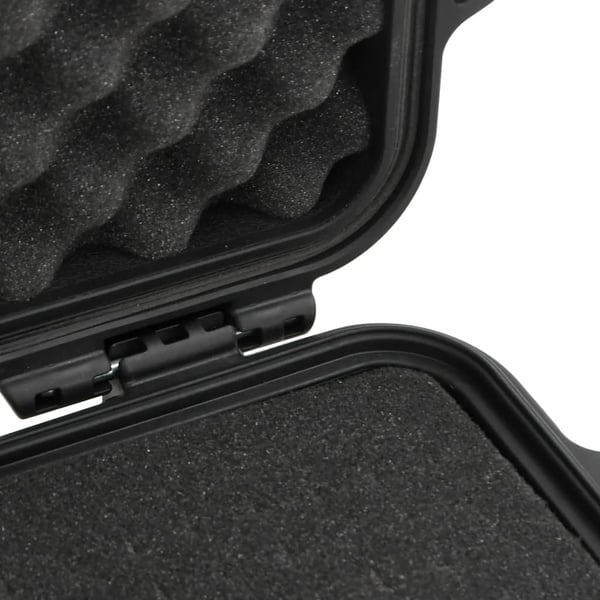 vidaXL transportabel flightcase 30x24,5x12,5 cm PP sort