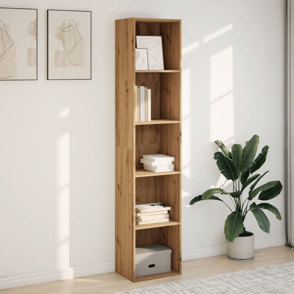 vidaXL bogreol 40x30x189 cm konstrueret træ kunsteg