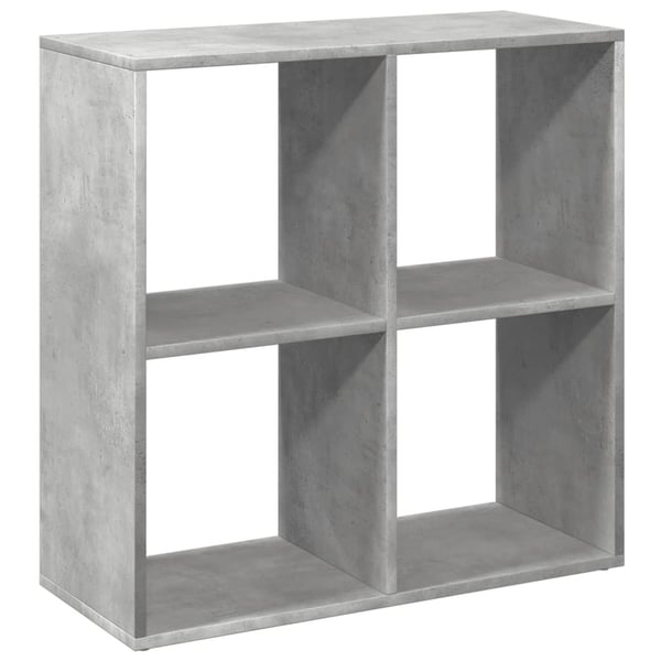 vidaXL bogreol/rumdeler 69,5x29x69,5 cm konstrueret træ betongrå