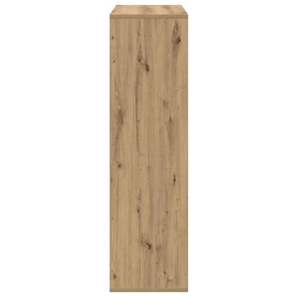 vidaXL Romdeler bokhylle artisan eik 69,5x29x103,5 cm konstruert tre