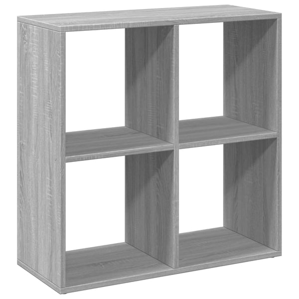 vidaXL Romdeler bokhylle grå sonoma 69,5x29x69,5 cm konstruert tre