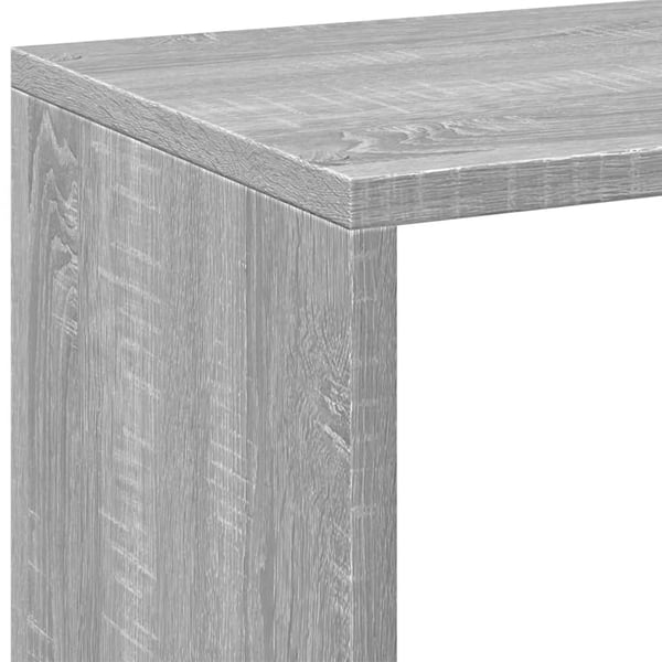 vidaXL bogreol/rumdeler 69,5x29x103,5 cm konstrueret træ grå sonoma-eg
