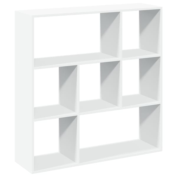 vidaXL bogreol/rumdeler 102x29x103,5 cm konstrueret træ hvid
