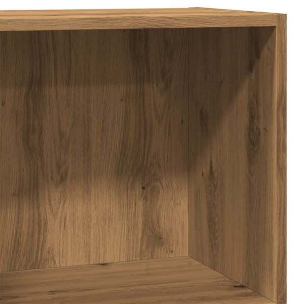 vidaXL Bokhylle artisan eik 60x30x77 cm konstruert tre