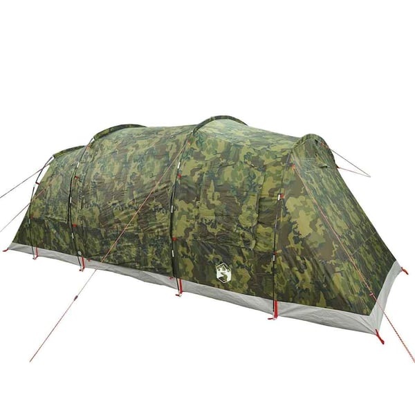 vidaXL 4-personers campingtelt vandtæt camouflage