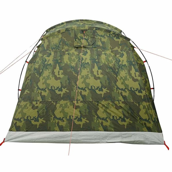 vidaXL 4-personers campingtelt vandtæt camouflage
