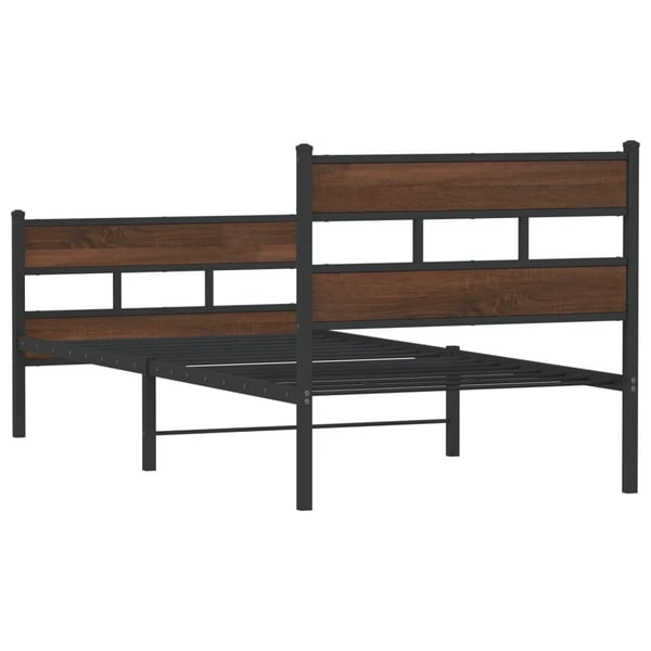 vidaXL Sengeramme uten madrass med hodegavl og fotgavl 90x200 cm