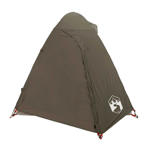 vidaXL Kuppeltelt for camping 2 personer brun vanntett