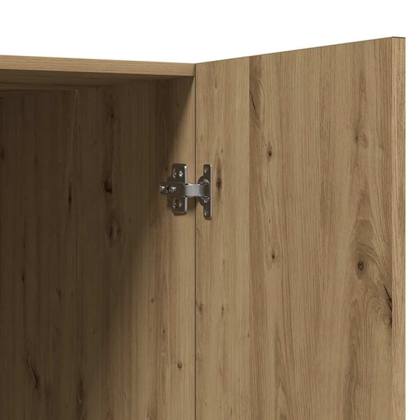 vidaXL Vaskemaskinskap artisan eik 70,5x71,5x91,5 cm