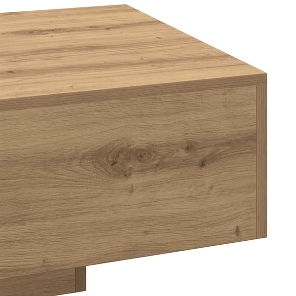 vidaXL Salongbord artisan eik 100x49,5x31 cm konstruert tre