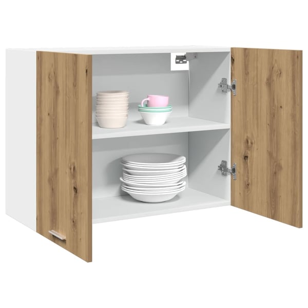 vidaXL Hengende skap "Lyon" artisan eik 80x31x60 cm konstruert tre