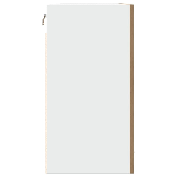 vidaXL Hengende skap "Lyon" artisan eik 80x31x60 cm konstruert tre