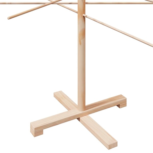 vidaXL Juletre av tre til pynt 210 cm heltre furu