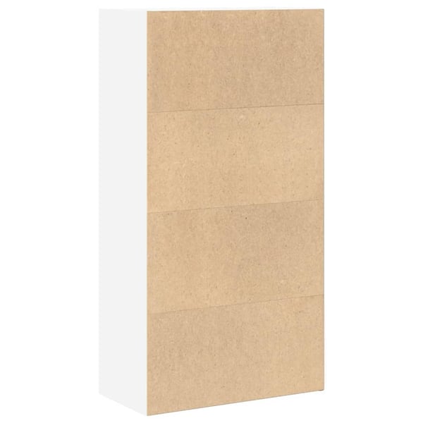 vidaXL Bokhylla vit 60x30x114 cm konstruerat trä