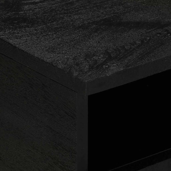 vidaXL Sohvapöytä musta 80x54x40 cm tekninen puu