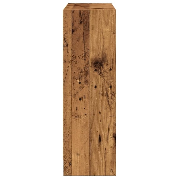 vidaXL Bokhylle gammelt tre 80x24x76 cm konstruert tre