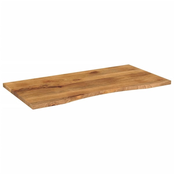 vidaXL Pöytälevy kaarella 120x60x2,5 cm täysi karkea mangopuu