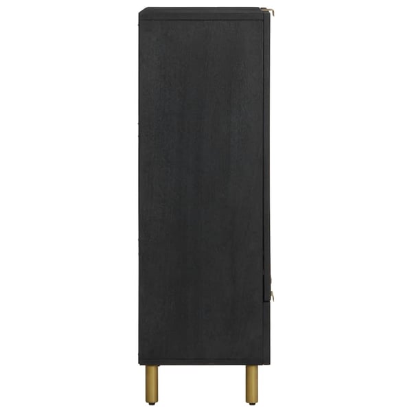 vidaXL Highboard svart 60x33x100 cm konstruert tre