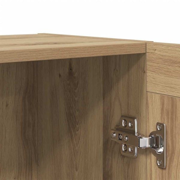 vidaXL Skjenk artisan eik 120x30,5x70 cm konstruert tre