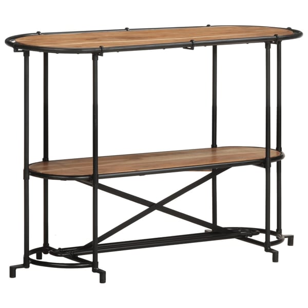 vidaXL konsolbord 110x42x76 cm massivt akacietræ