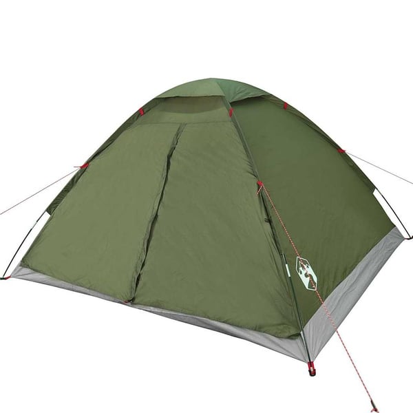 vidaXL Camping Teltta Dome 4-hengen oliivinvihreä vedenpitävä