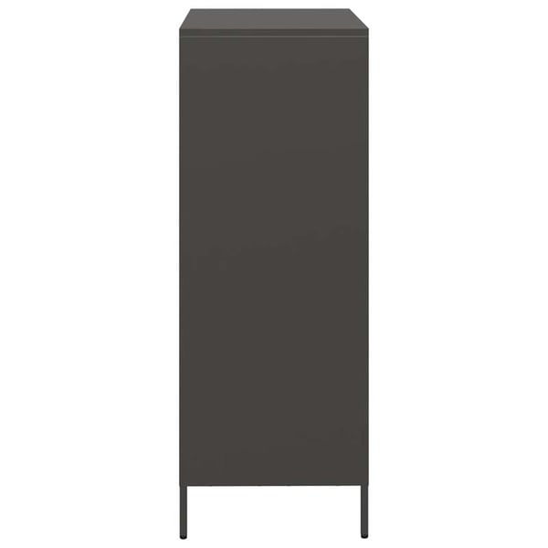 vidaXL skab 35x39x103,5 cm stål sort