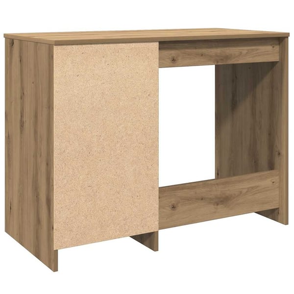 vidaXL Skrivebord artisan eik 100x50x76 cm konstruert tre