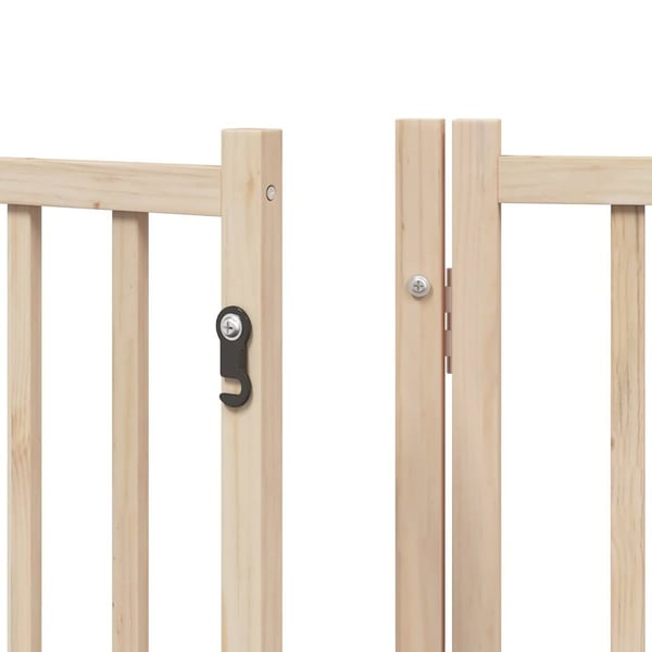 vidaXL Hundeport sammenleggbar 12 paneler 960 cm poppeltre
