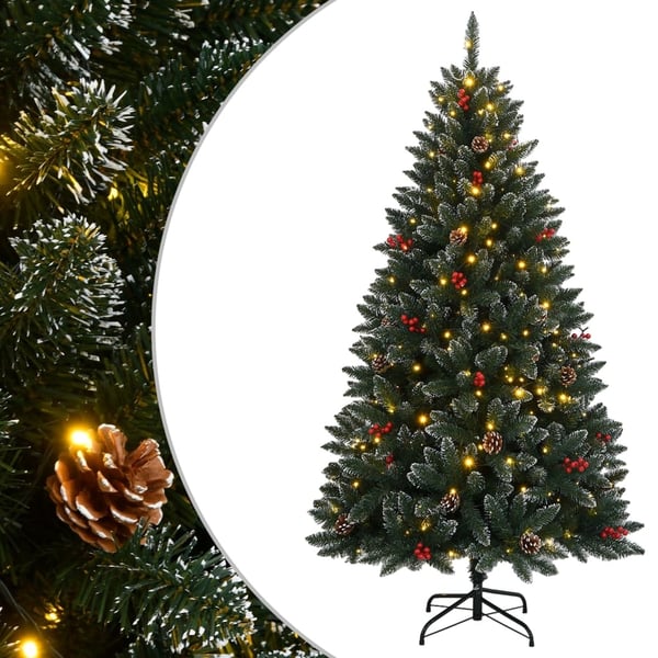 vidaXL Tekojoulukuusi 300 LED-valoa 210 cm