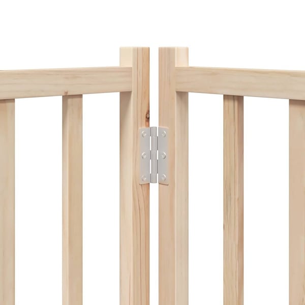vidaXL Hundeport sammenleggbar 8 paneler 640 cm poppeltre