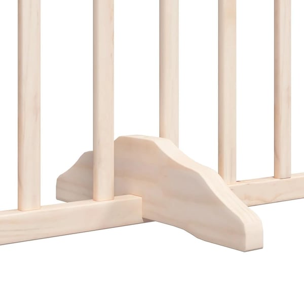 vidaXL Hundeport sammenleggbar 8 paneler 640 cm poppeltre