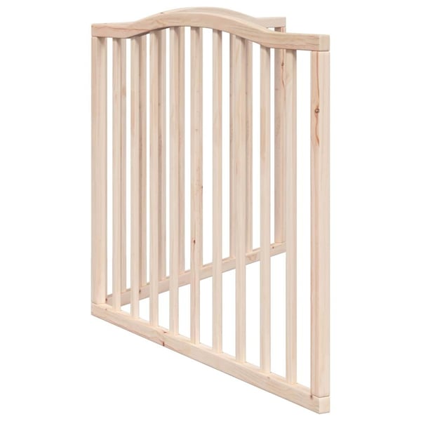 vidaXL Hundeport sammenleggbar 2 paneler 160 cm poppeltre