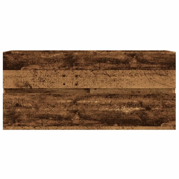 vidaXL Servantskap gammelt tre 100x38,5x45 cm konstruert tre