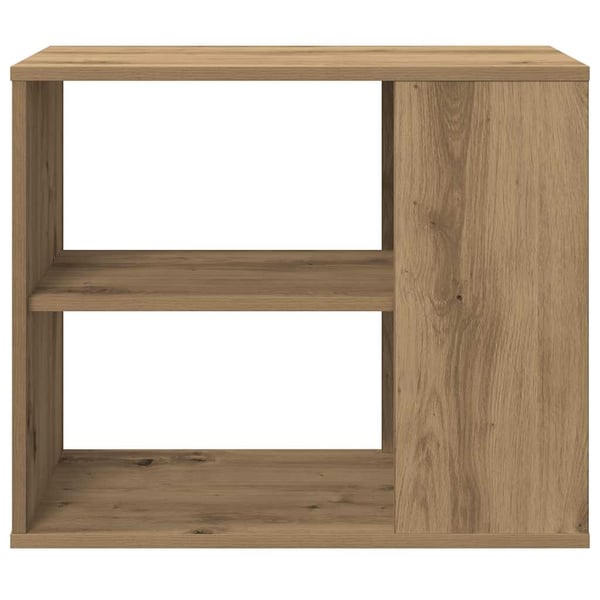 vidaXL Sideskap artisan eik 60x30x50 cm konstruert tre