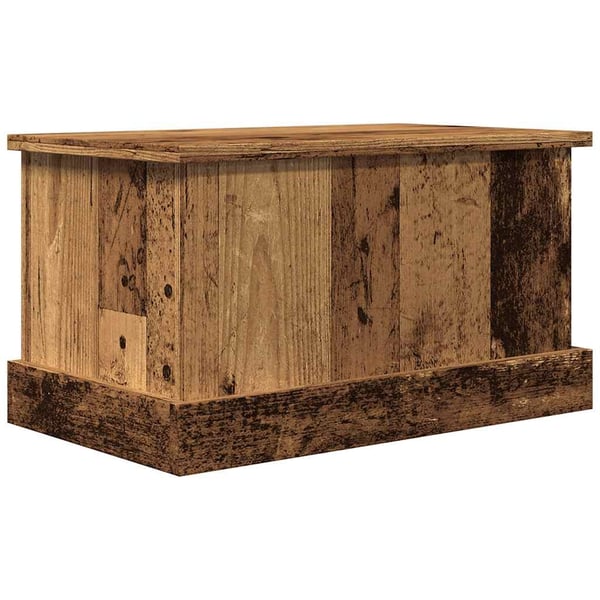 vidaXL opbevaringskasse 30x50x28 cm konstrueret træ antikt træ vidaXL opbevaringskasse 30x50x28 cm konstrueret træ antikt træ