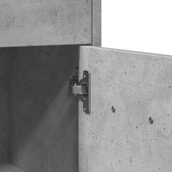 vidaXL Baderomsskap betonggrå 60x33x80 cm sponplate