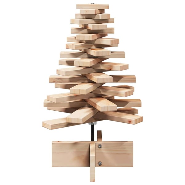 vidaXL Juletre av tre til pynt 60 cm heltre furu